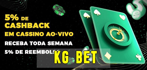 Promoções do cassino ao Vivo kg bet